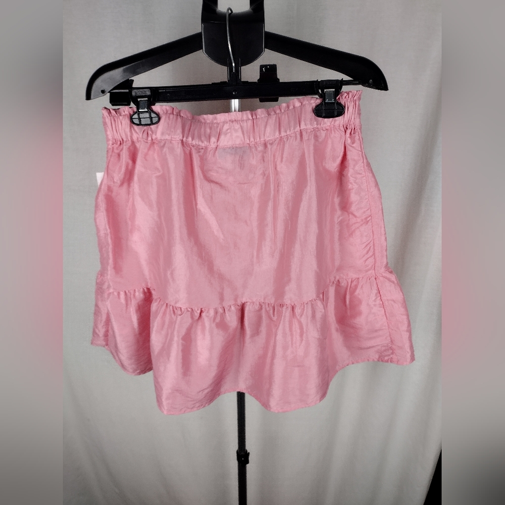 VINCE TAFFETA LANTERN PINK MINI SKIRT Size 8 NWT - Picture 4 of 14